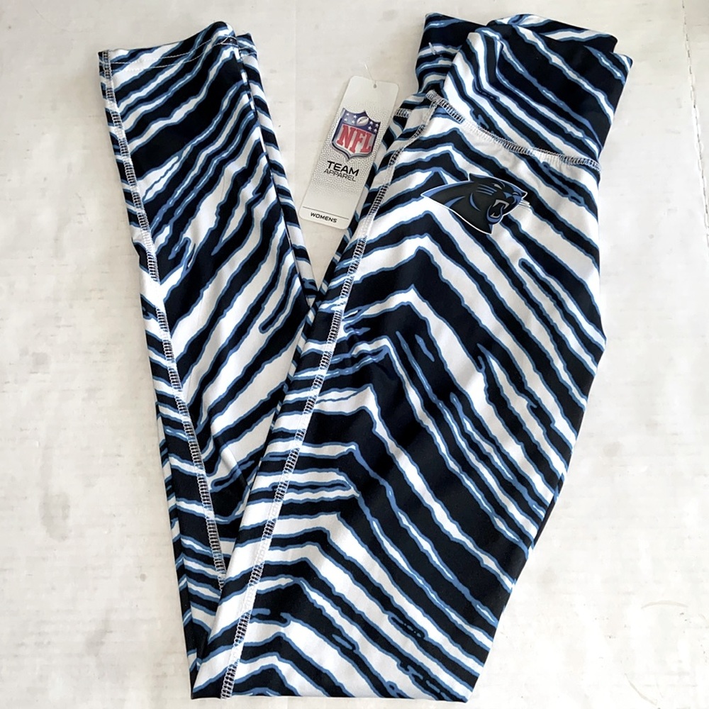 NFL Team Apparel Carolina Panthers Athleisure Leggings 3117
